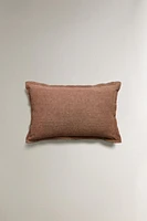 PLAIN COTTON THROW PILLOW COVER