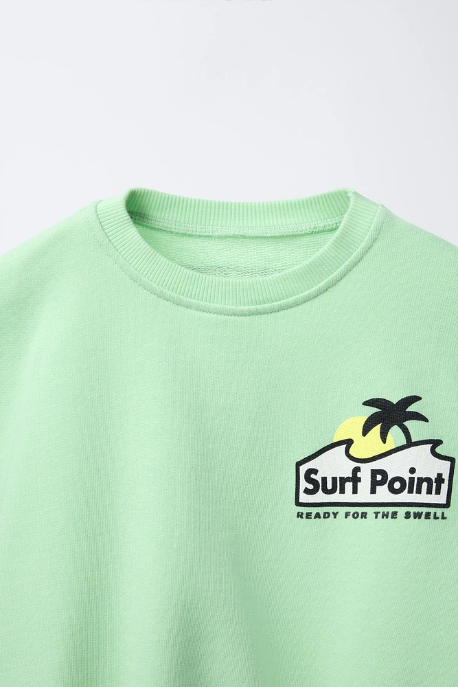 SWEAT À IMPRIMÉ SURF