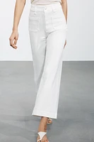 JEAN COUPE LARGE ET TAILLE HAUTE COLLECTION ZW