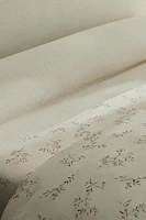 MINI FLORAL PRINT SATEEN DUVET COVER