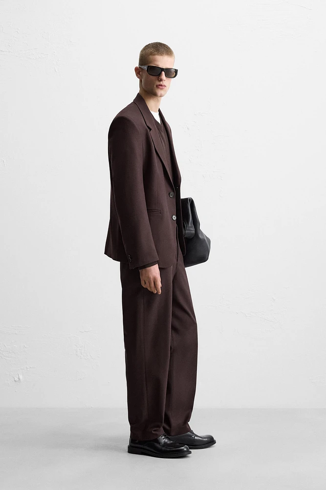 REGULAR FIT SUIT PANTS