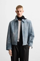 WASHED LEATHER JACKET