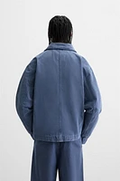 VESTE EN CANVAS DÉLAVÉE