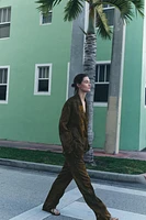 JACQUARD PANTS ZW COLLECTION