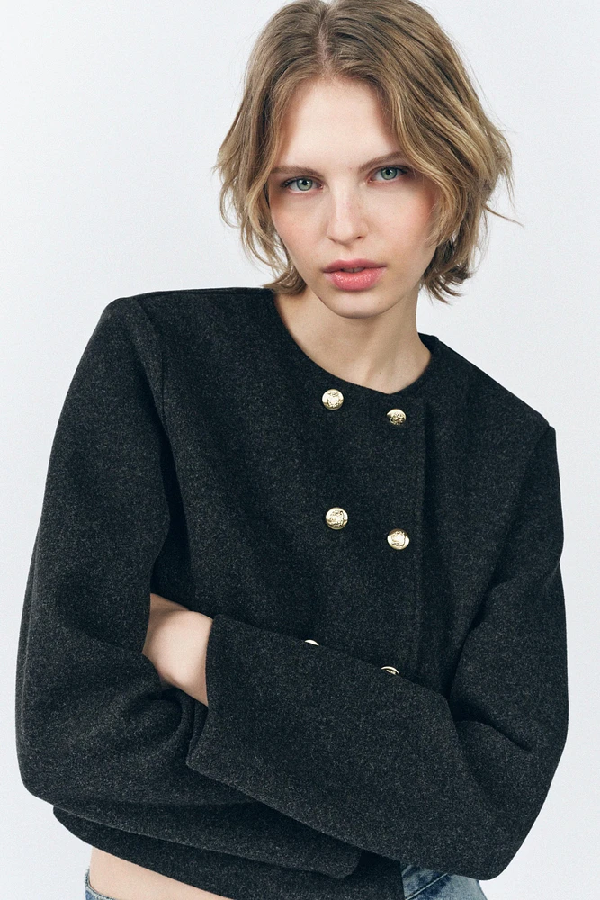 CLOTH BUTTON JACKET