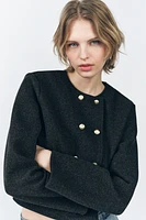 CLOTH BUTTON JACKET
