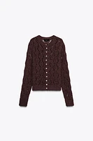 GILET EN MAILLE POINTELLE