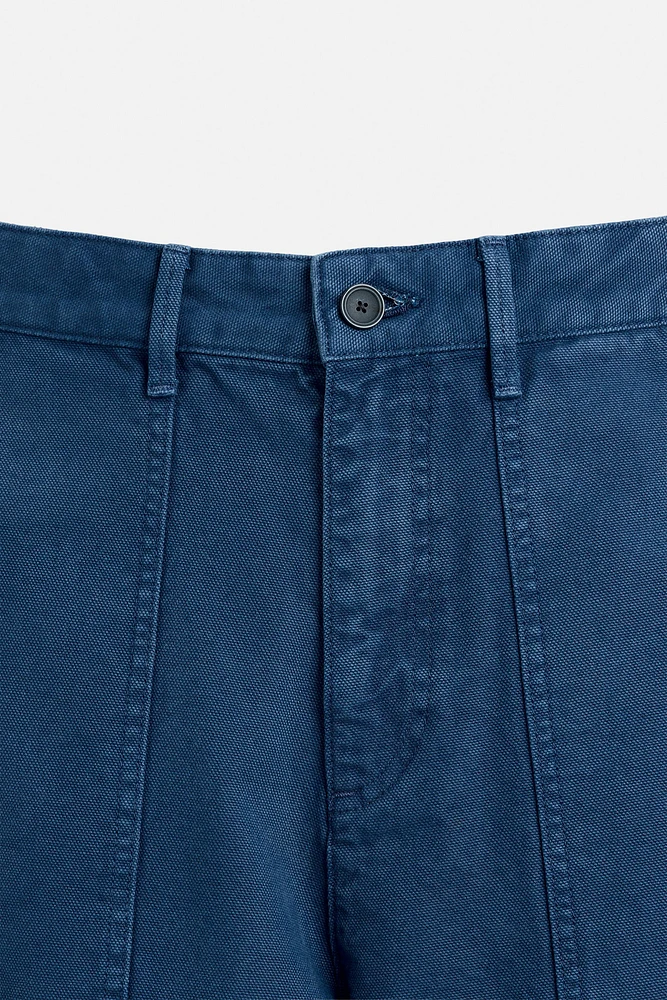 PANTALON REGULAR FIT DÉLAVÉ