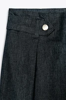 WIDE LEG PAPERBAG PANTS