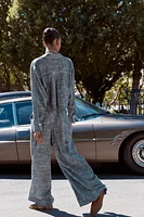 PANTALON WIDE LEG À PINCES