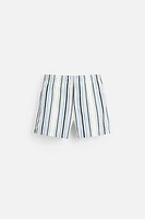 STRIPED MID-LENGTH SWIMSUIT