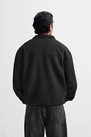 BASIC QUARTER-ZIP SWEATSHIRT