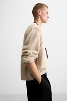 COMBINED TEXTURES SWEATER