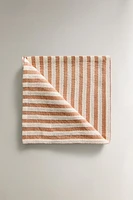 TEXTURED STRIPED NAPKINS (SET OF 2)