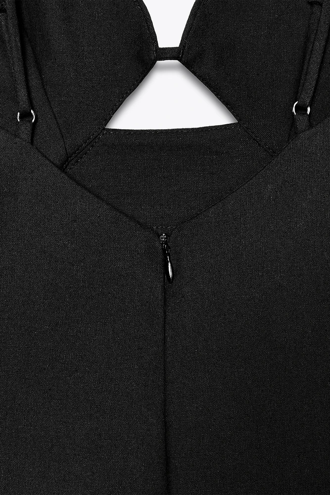 CUT OUT MIDI DRESS