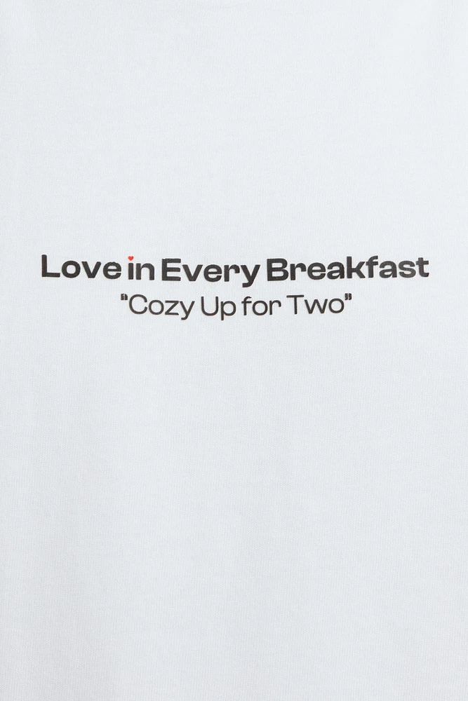 LIMITED EDITION TOAST PRINT T-SHIRT