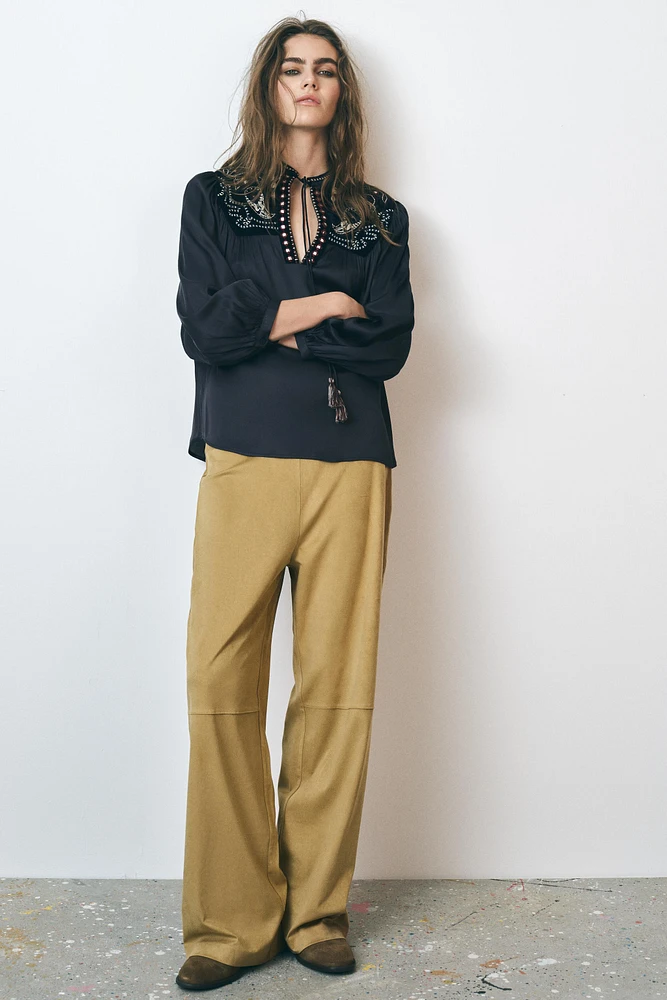 VELVET BLOUSE
