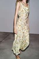 ZW COLLECTION PRINTED SATIN DRESS