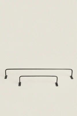 DARK METAL TOWEL RACK