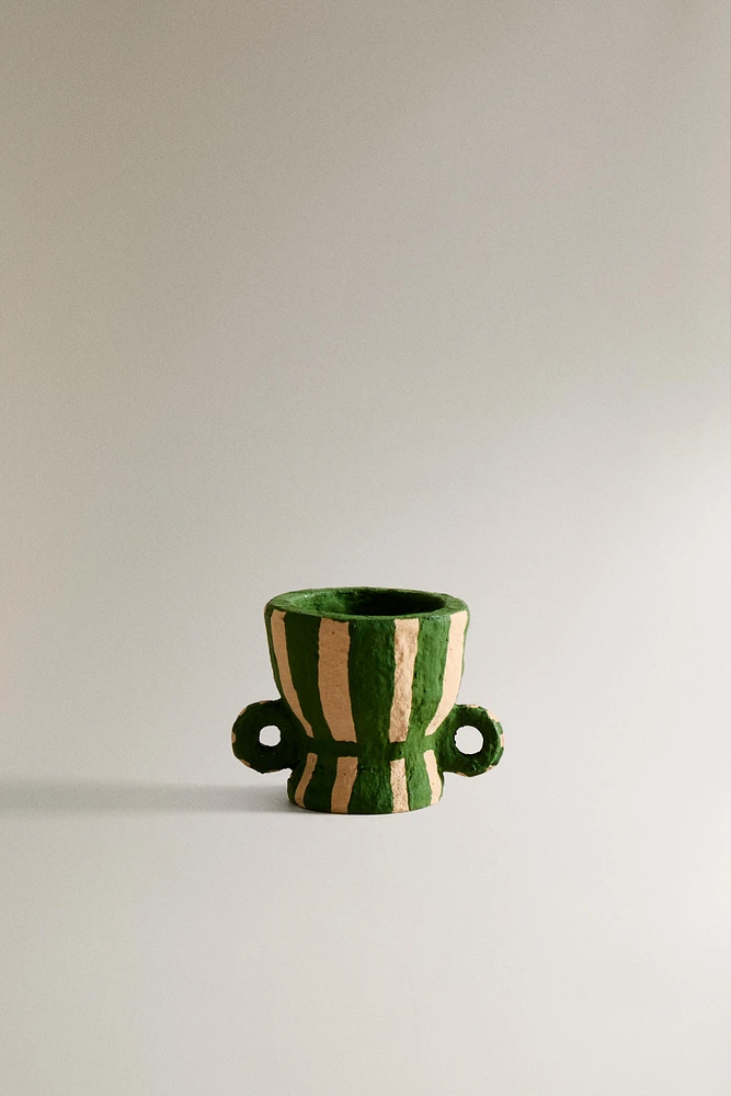 PAPIER-MÂCHÉ TEALIGHT HOLDER