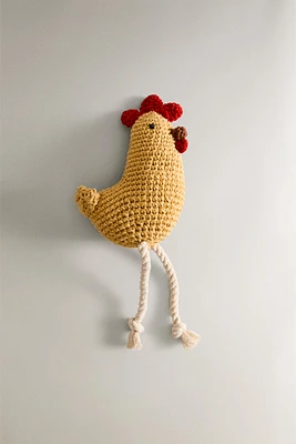 CROCHET HEN PET TOY