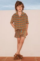 CHEMISE POLO EN TISSU ÉPONGE À RAYURES ÉDITION LIMITÉE