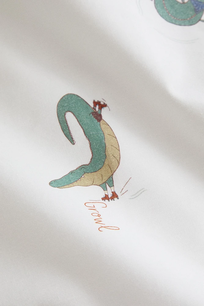 CHILDREN’S CROCODILE DUVET COVER