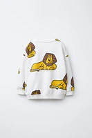 LION PRINT SWEATSHIRT
