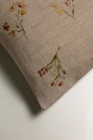 HOUSSE DE COUSSIN FLEURS