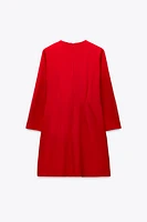 CREPE MINI DRESS
