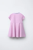 ROBE TECHNIQUE COL CONTRASTÉ