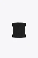 STRAPLESS TOP