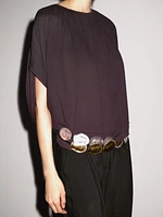 Short double-layer cape