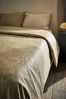 SATEEN JACQUARD DUVET COVER