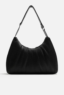 PLEATED SHOULDER BAG