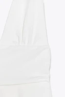 SHORT HALTER DRESS