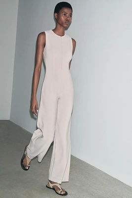 LONG CREPE JUMPSUIT