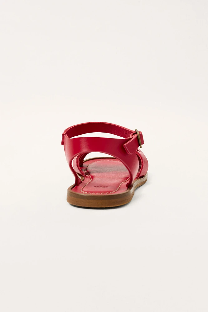 SANDALES EN CUIR ÉDITION LIMITÉE
