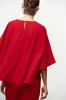 ZW COLLECTION SHORT CAPE DRESS
