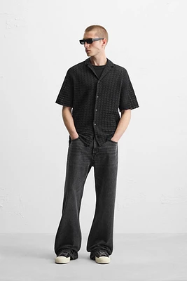 CHEMISE EN MAILLE STRUCTURÉE