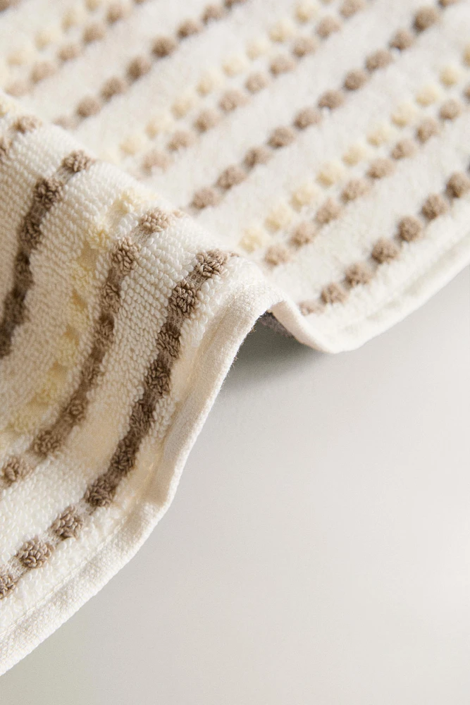 SERVIETTE DE BAIN TEXTURE POIS