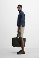 REGULAR FIT DENIM SHORTS