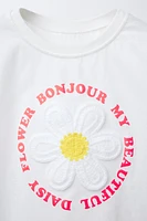 HAUT À PIÈCE EN VELOURS BOUCLÉ