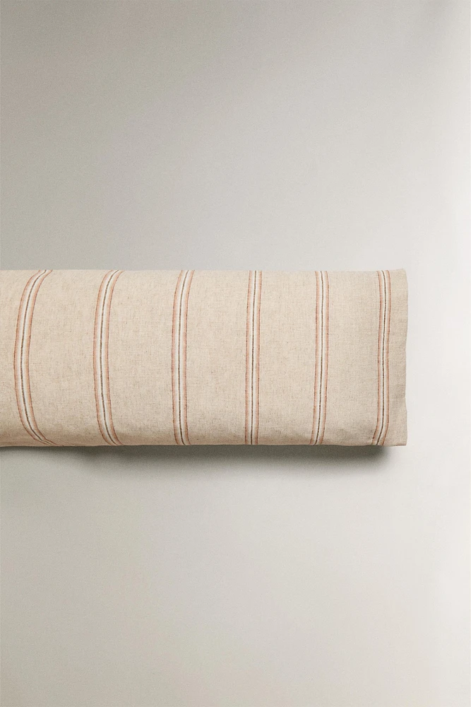 DYED THREAD STRIPED PILLOWCASE