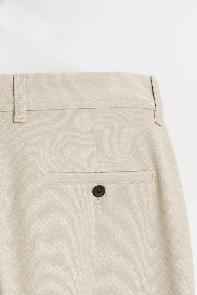 TEXTURED STRETCH PANTS