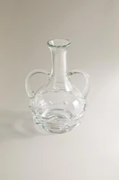 BLOWN GLASS VASE