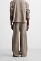 PANTALON RELAXED FIT STRUCTURÉ À CARREAUX