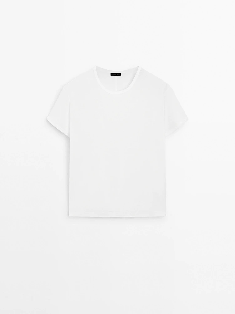 T-shirt à manches courtes 100 % coton