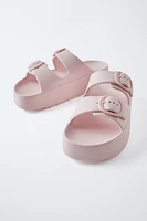 PLATFORM BUCKLE POOL SLIDES