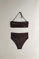 GATHERED BEACH BIKINI TOP